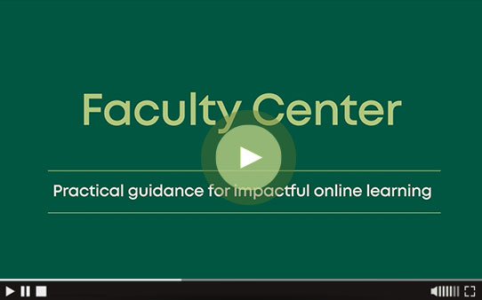 Faculty Center Video Tour